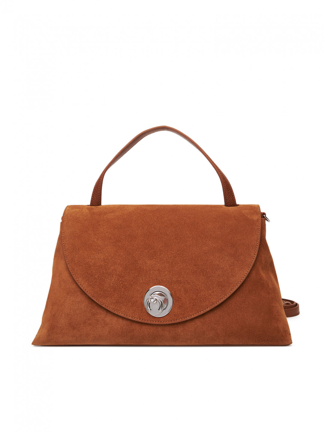 Coccinelle Kabelka Toc Coccinellenikla Suede Bim E1 TOC 18 01 01 Hnědá